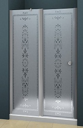 Cezares Душевая дверь в нишу ROYAL PALACE-A-B-12-60/40-CP-Cr – фотография-1